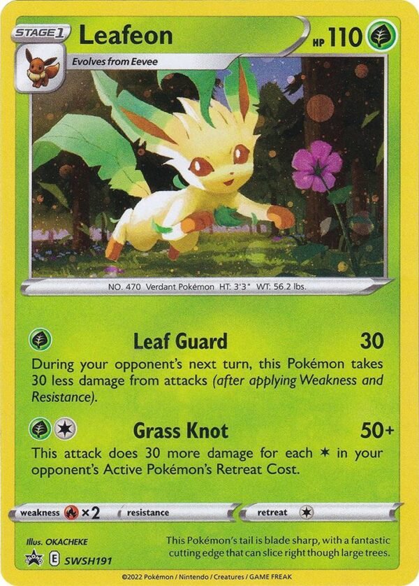 Leafeon SWSH191 Holofoil SWSH: Sword & Shield Promo Cards