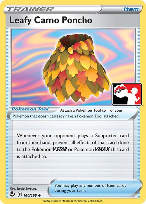 Leafy Camo Poncho 160/195 Normal Prize Pack Series Cards