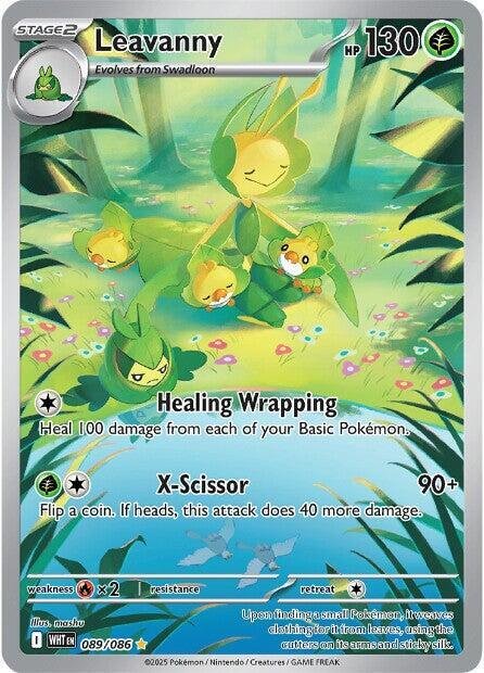 Leavanny 089/086 Holofoil SV: White Flare Leavanny 089/086 Holofoil SV: White Flare