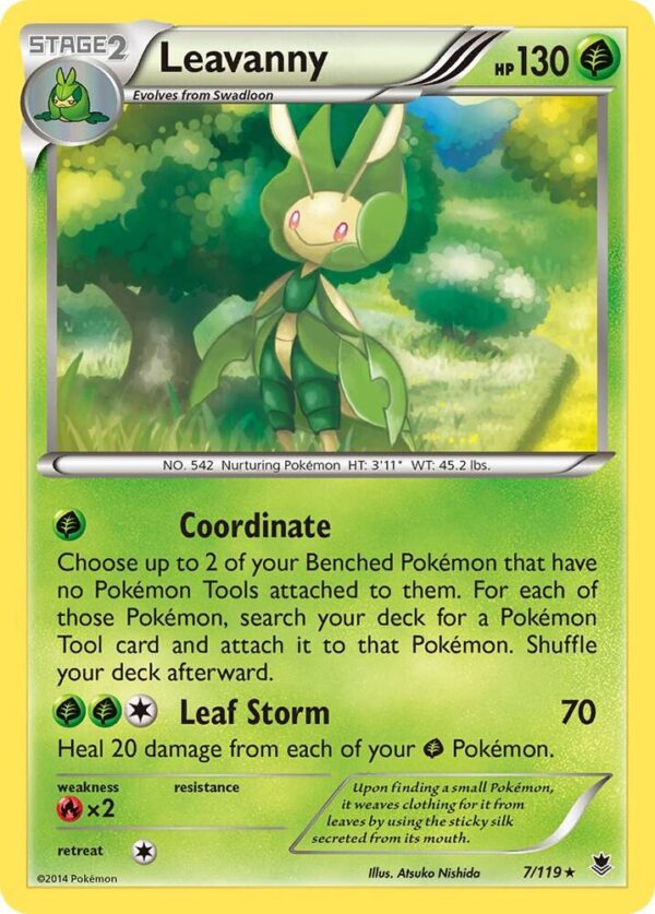 Leavanny 7/119 Normal XY – Phantom Forces