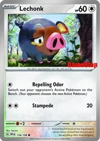 Lechonk | 154/198 (GameStop Promo) | Normal | Miscellaneous Cards & Products