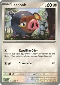 Lechonk | 154/198 | Reverse Holofoil | SV01: Scarlet & Violet Base Set Lechonk | 154/198 | Reverse Holofoil | SV01: Scarlet & Violet Base Set