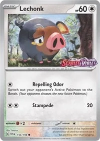 Lechonk | 154/198 (Store Promo) | Reverse Holofoil | Miscellaneous Cards & Products