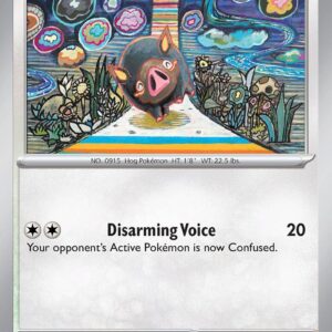 Lechonk 181/197 Reverse Holofoil SV03: Obsidian Flames
