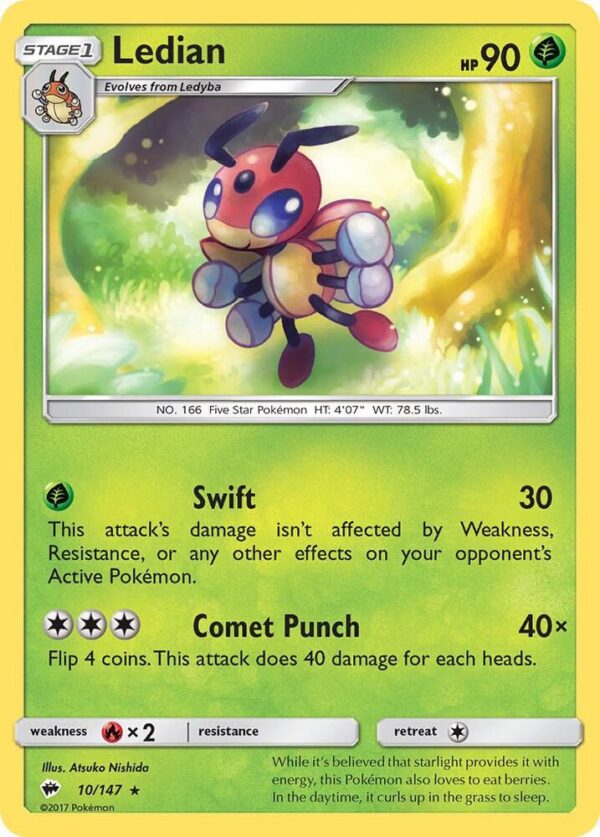 Ledian 10/147 Normal SM – Burning Shadows Ledian 10/147 Normal SM – Burning Shadows