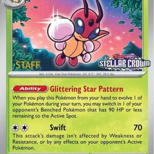 Ledian 133 (Prerelease) [Staff] Reverse Holofoil SV: Scarlet & Violet Promo Cards