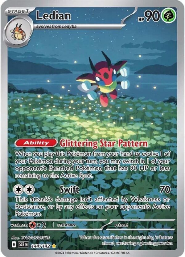 Ledian 144/142 Holofoil SV07: Stellar Crown Ledian 144/142 Holofoil SV07: Stellar Crown