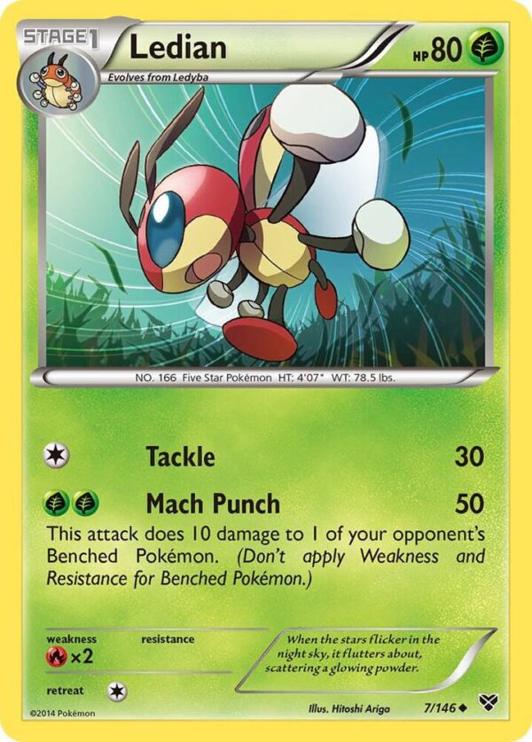Ledian 7/146 Normal XY Base Set