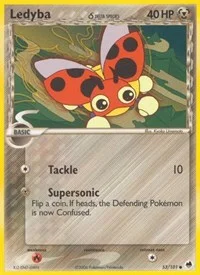 Ledyba (Delta Species) | 53/101 | Reverse Holofoil | Dragon Frontiers