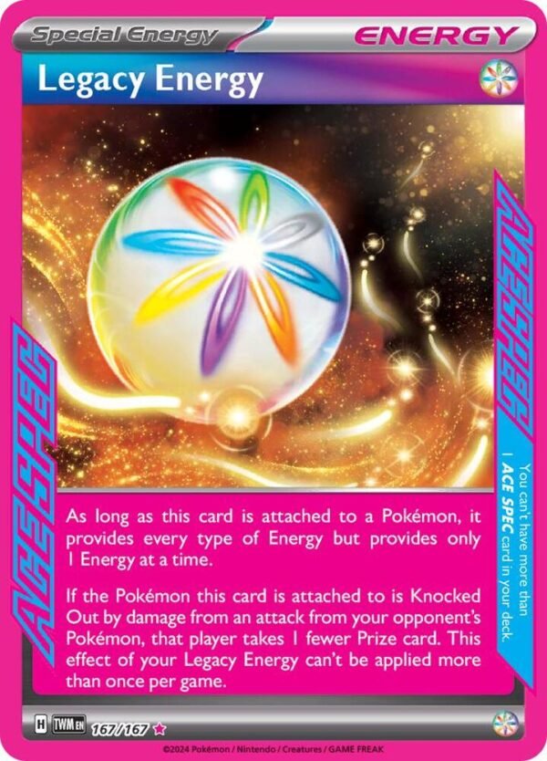Legacy Energy 167/167 Holofoil SV06: Twilight Masquerade Legacy Energy 167/167 Holofoil SV06: Twilight Masquerade