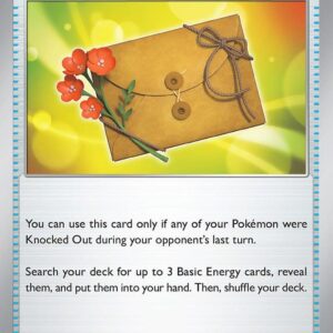 Letter of Encouragement 189/197 Normal SV03: Obsidian Flames Letter of Encouragement 189/197 Normal SV03: Obsidian Flames