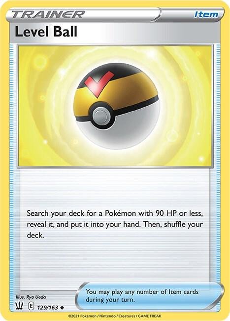 Level Ball 129/163 Reverse Holofoil SWSH05: Battle Styles