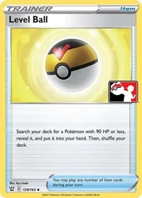 Level Ball | 129/163 | Holofoil | Prize Pack Series Cards