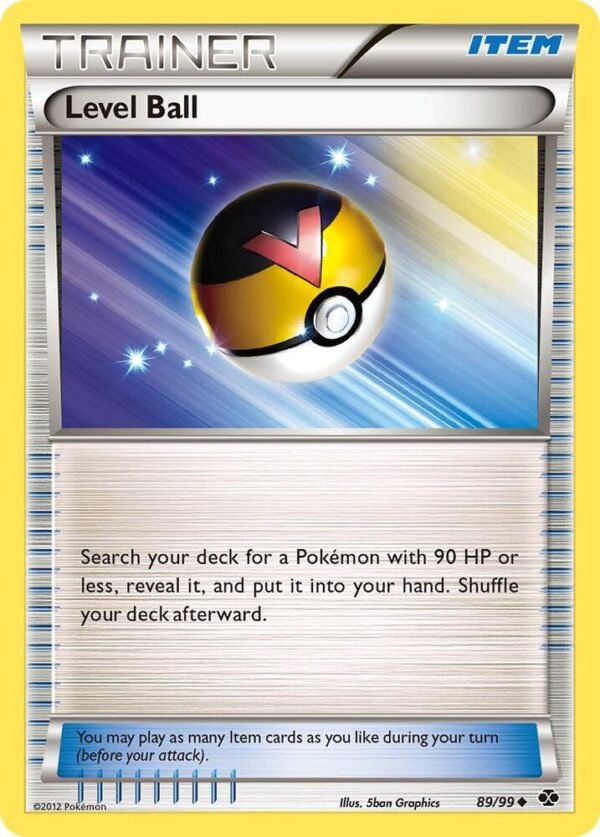 Level Ball 89/99 Reverse Holofoil Next Destinies