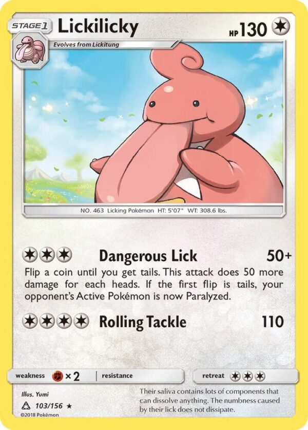 Lickilicky 103/156 Normal SM – Ultra Prism