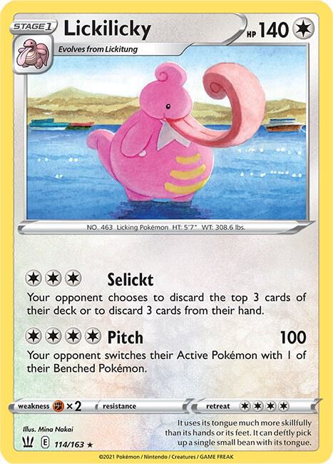 Lickilicky 114/163 Normal SWSH05: Battle Styles