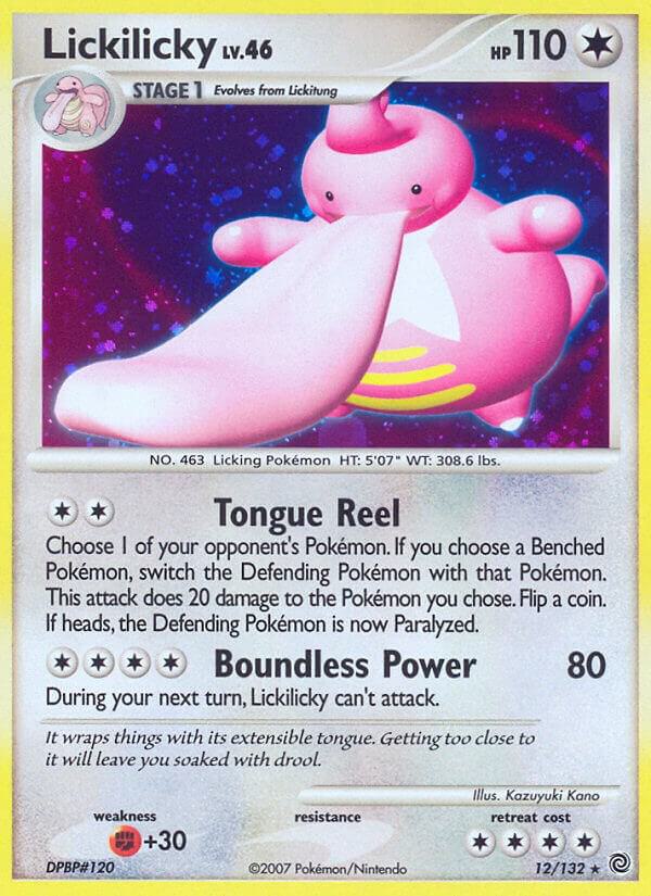 Lickilicky 12/132 Holofoil Secret Wonders Lickilicky 12/132 Holofoil Secret Wonders