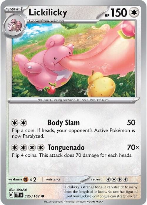 Lickilicky 125/162 Normal SV05: Temporal Forces