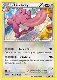 Lickilicky | 79/111 | Reverse Holofoil | XY - Furious Fists Lickilicky | 79/111 | Reverse Holofoil | XY - Furious Fists