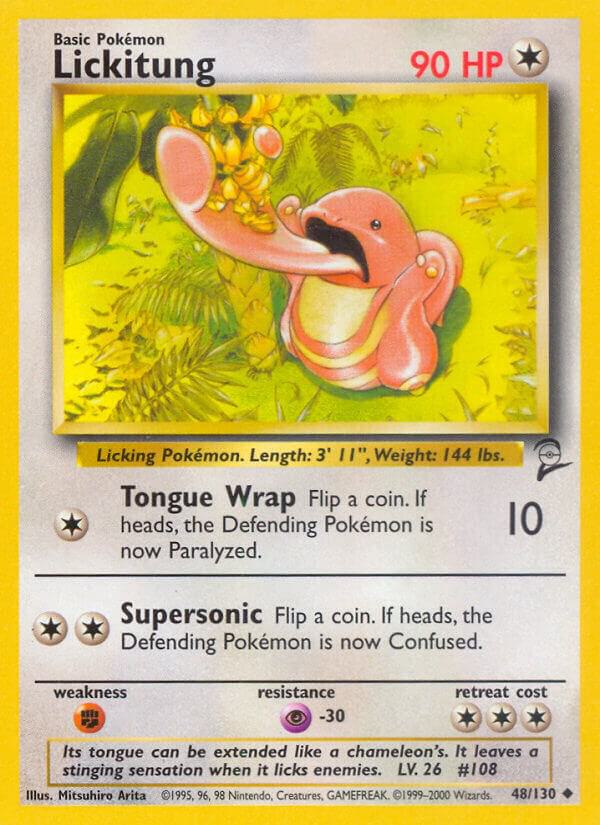 Lickitung 048/130 Normal Base Set 2 Lickitung 048/130 Normal Base Set 2