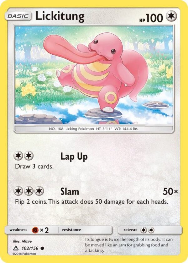 Lickitung 102/156 Reverse Holofoil SM – Ultra Prism