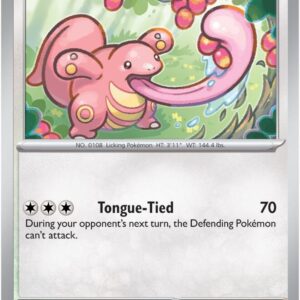 Lickitung 108/165 Normal SV: Scarlet & Violet 151 Lickitung 108/165 Normal SV: Scarlet & Violet 151