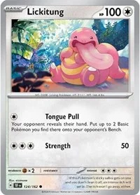 Lickitung | 124/162 | Normal | SV05: Temporal Forces Lickitung | 124/162 | Normal | SV05: Temporal Forces
