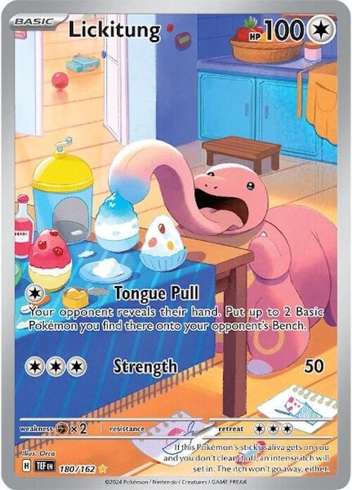 Lickitung 180/162 Holofoil SV05: Temporal Forces Lickitung 180/162 Holofoil SV05: Temporal Forces