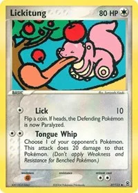 Lickitung | 37/112 | Reverse Holofoil | FireRed & LeafGreen