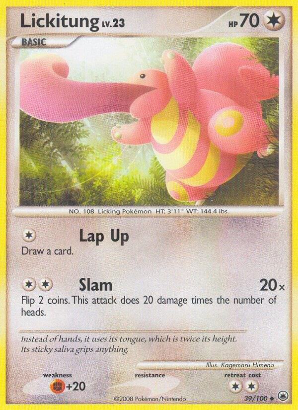Lickitung 39/100 Reverse Holofoil Majestic Dawn