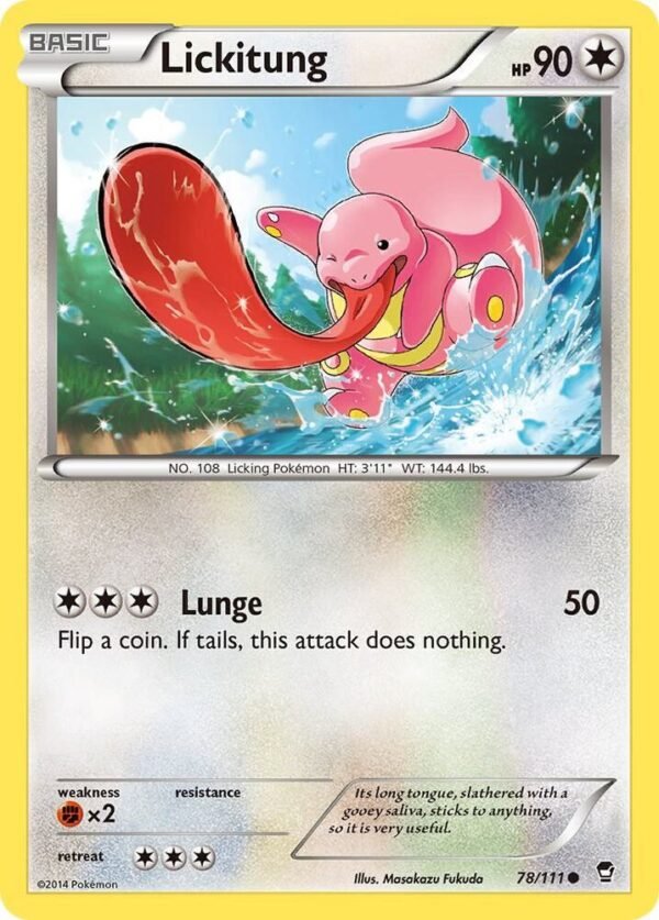 Lickitung 78/111 Normal XY – Furious Fists