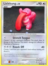 Lickitung | 80/127 | Reverse Holofoil | Platinum