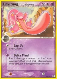 Lickitung (Delta Species) | 19/101 | Reverse Holofoil | Dragon Frontiers