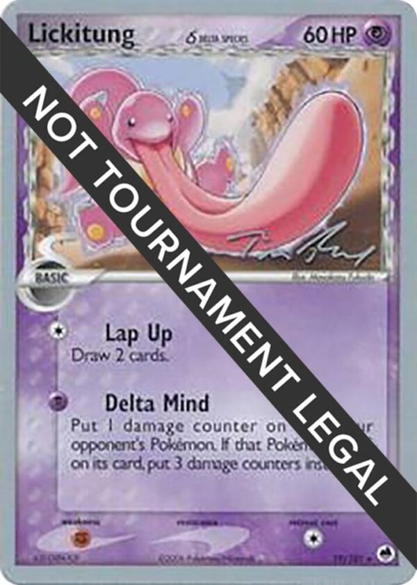 Lickitung (Delta Species) 2007 (Tom Roos) 19/101 Normal World Championship Decks