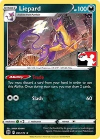 Liepard | 091/172 | Normal | Prize Pack Series Cards