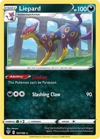 Liepard | 107/189 | Normal | SWSH03: Darkness Ablaze