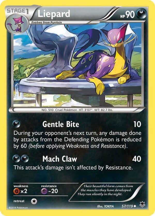 Liepard 57/119 Normal XY – Phantom Forces
