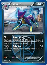 Liepard (Team Plasma) | 84/135 | Reverse Holofoil | Plasma Storm