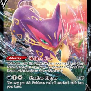 Liepard V 104/198 Holofoil SWSH06: Chilling Reign