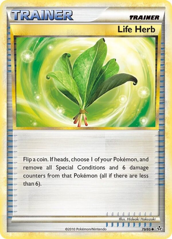 Life Herb 79/95 Reverse Holofoil Unleashed Life Herb 79/95 Reverse Holofoil Unleashed