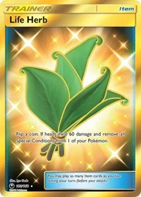 Life Herb (Secret) | 180/168 | Holofoil | SM - Celestial Storm