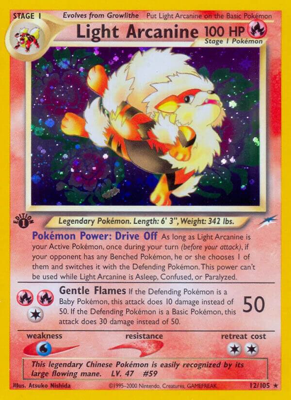 Light Arcanine 012/105 Unlimited Holofoil Neo Destiny Light Arcanine 012/105 Unlimited Holofoil Neo Destiny