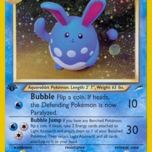 Light Azumarill 013/105 1st Edition Holofoil Neo Destiny