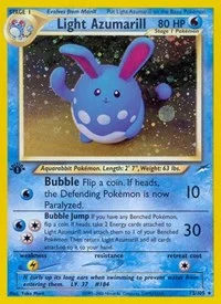 Light Azumarill | 013/105 | 1st Edition Holofoil | Neo Destiny