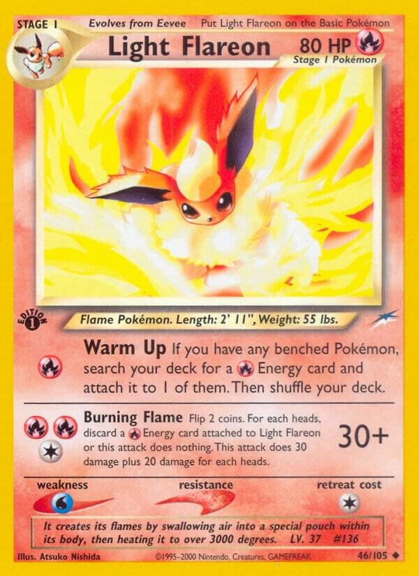 Light Flareon 046/105 Unlimited Neo Destiny