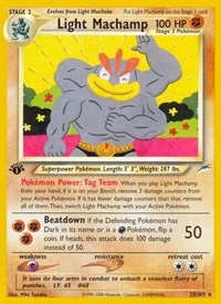 Light Machamp | 025/105 | 1st Edition | Neo Destiny