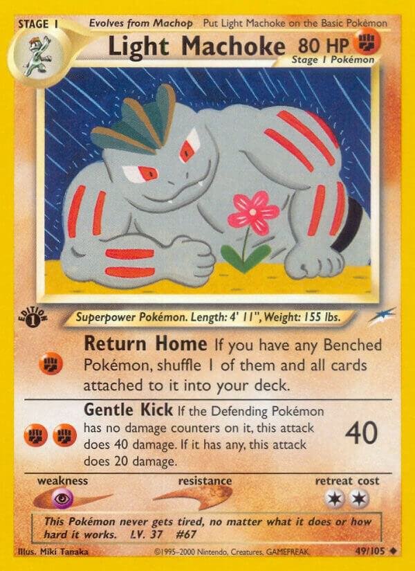 Light Machoke 049/105 1st Edition Neo Destiny