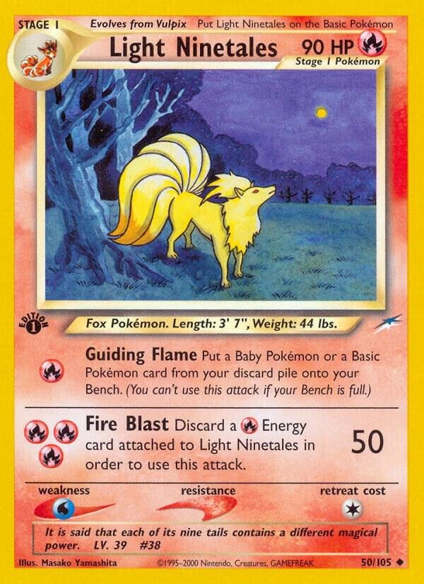 Light Ninetales 050/105 Unlimited Neo Destiny Light Ninetales 050/105 Unlimited Neo Destiny