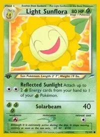 Light Sunflora | 072/105 | 1st Edition | Neo Destiny