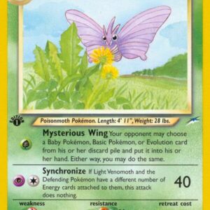 Light Venomoth 053/105 1st Edition Neo Destiny